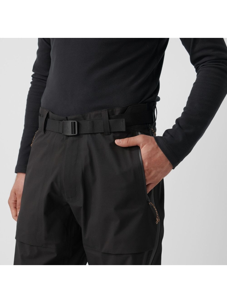 Fjällräven Keb Eco-Shell Trousers Black F82415-550 broeken online bestellen bij Kathmandu Outdoor & Travel