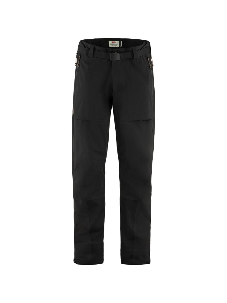 Fjällräven Keb Eco-Shell Trousers Black F82415-550 broeken online bestellen bij Kathmandu Outdoor & Travel