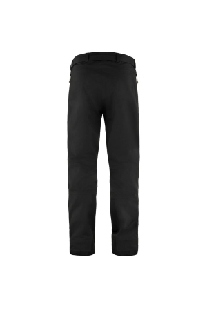 Fjällräven Keb Eco-Shell Trousers Black F82415-550 broeken online bestellen bij Kathmandu Outdoor & Travel