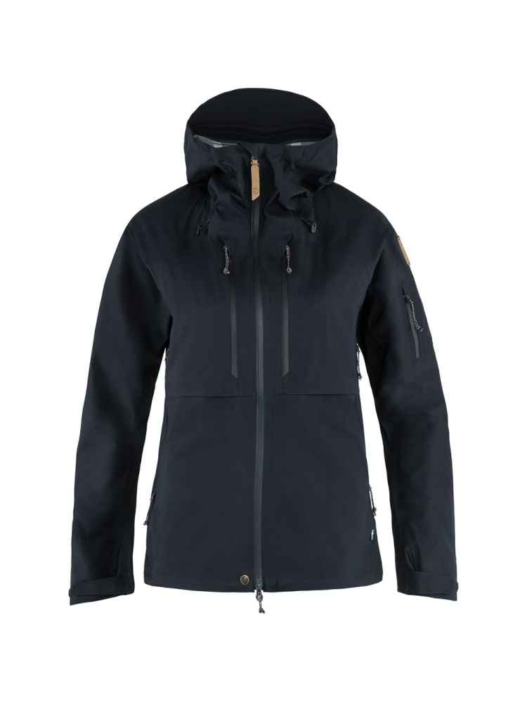 Fjällräven Keb Eco-Shell Jacket Women's Dark Navy F89600-555 jassen online bestellen bij Kathmandu Outdoor & Travel