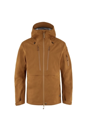 Fjällräven Keb Eco-Shell Jacket Chestnut F82411-230 jassen online bestellen bij Kathmandu Outdoor & Travel