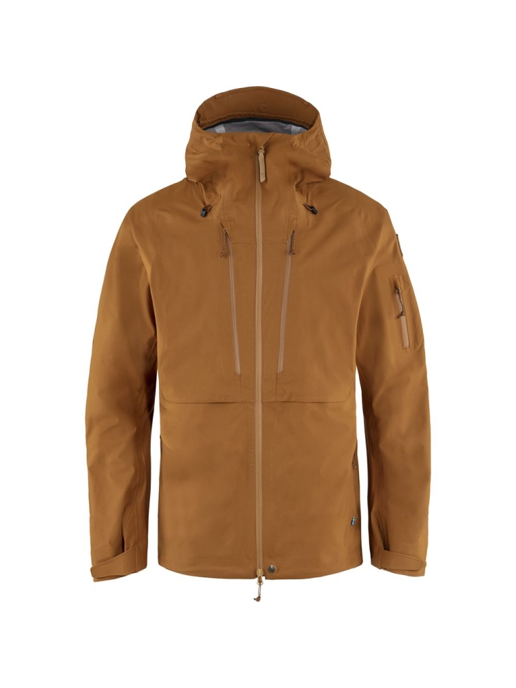 Fjällräven Keb Eco-Shell Jacket Chestnut F82411-230 jassen online bestellen bij Kathmandu Outdoor & Travel