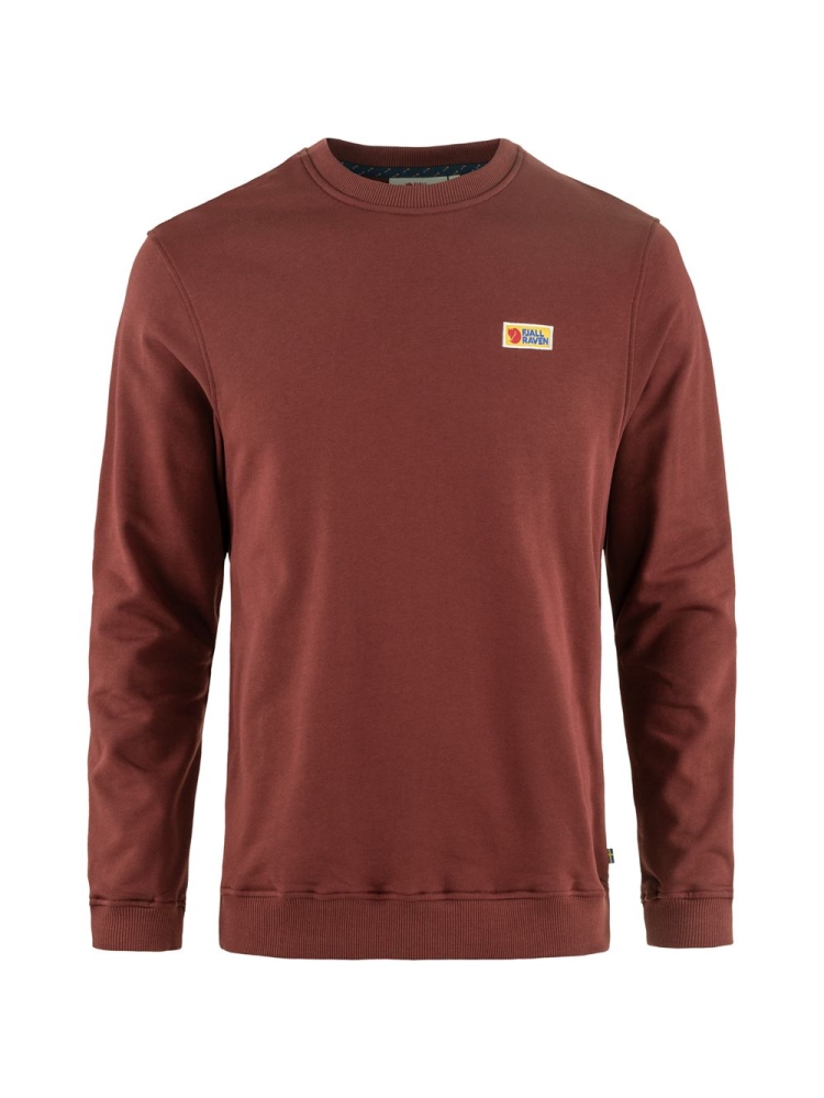 Fjällräven Vardag Sweater Maroon F87070-352 fleeces en truien online bestellen bij Kathmandu Outdoor & Travel