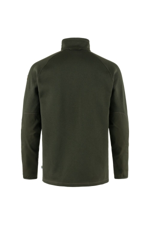 Fjällräven Övik Fleece Half Zip Deep Forest F87154-662 fleeces en truien online bestellen bij Kathmandu Outdoor & Travel