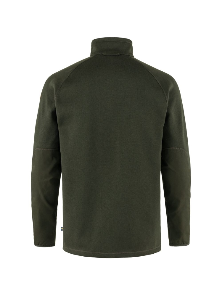 Fjällräven Övik Fleece Half Zip Deep Forest F87154-662 fleeces en truien online bestellen bij Kathmandu Outdoor & Travel