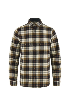 Fjällräven  Singi Heavy Flannel Shirt Chalk White-Dark Navy