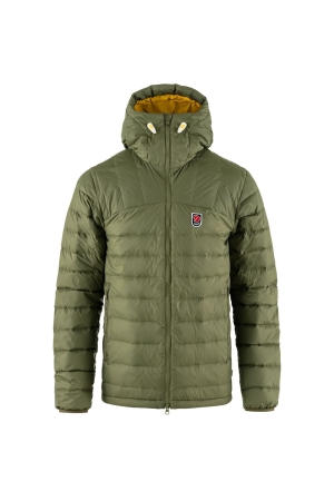 Fjällräven  Expedition Pack Down Hoodie Green-Mustard Yellow