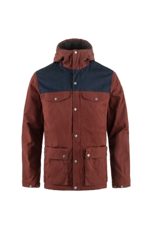 Fjällräven  Greenland Winter Jacket Maroon-Dark Navy