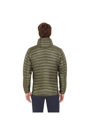 Rab Cirrus Flex Hoody Light Khaki/Army QIP-31-LKA jassen online bestellen bij Kathmandu Outdoor & Travel