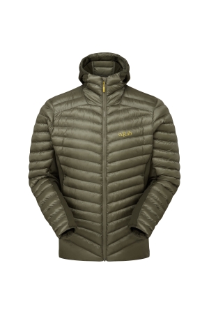 Rab Cirrus Flex Hoody Light Khaki/Army QIP-31-LKA jassen online bestellen bij Kathmandu Outdoor & Travel