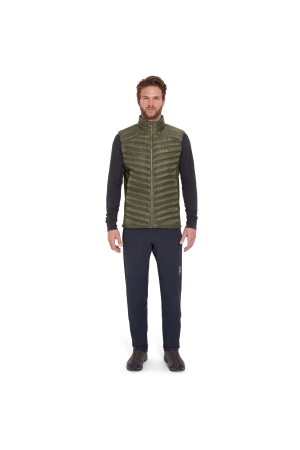 Rab Cirrus Flex Vest Light Khaki/Army QIP-35-LKA jassen online bestellen bij Kathmandu Outdoor & Travel