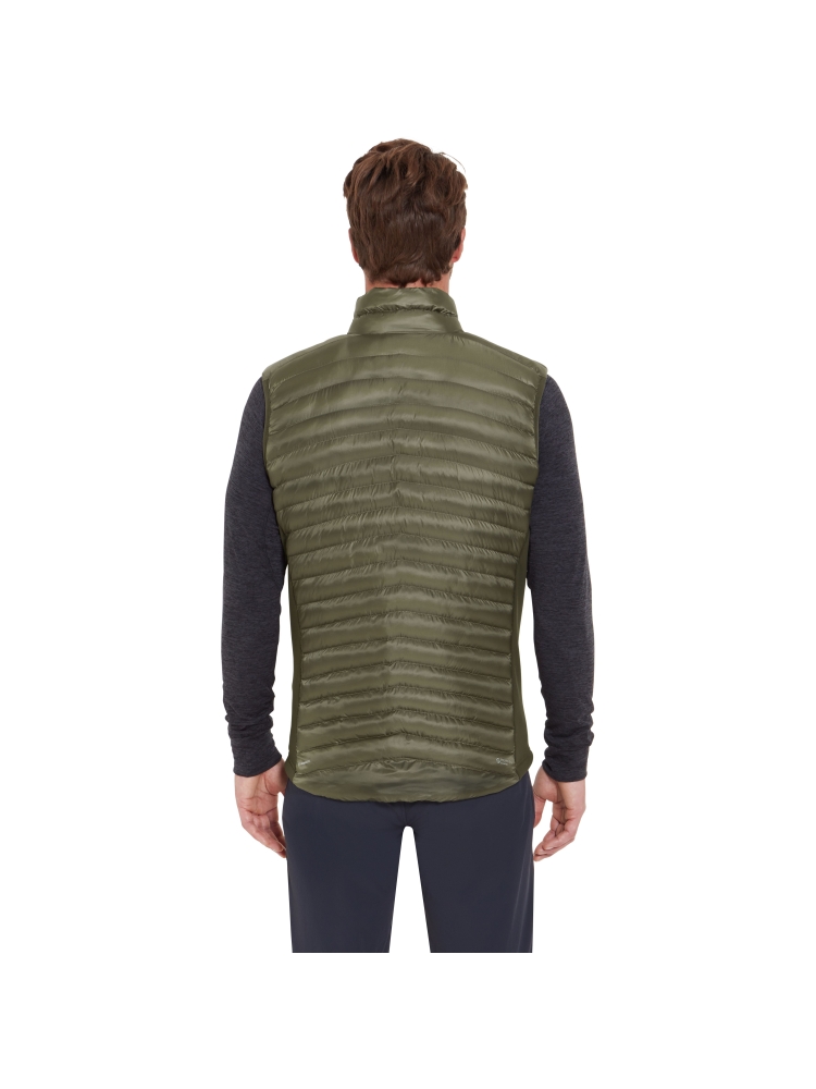 Rab Cirrus Flex Vest Light Khaki/Army QIP-35-LKA jassen online bestellen bij Kathmandu Outdoor & Travel