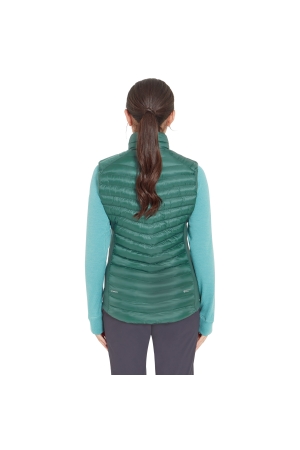 Rab Cirrus Flex Vest Women's Eucalyptus/Green Slate QIP-36-EGS jassen online bestellen bij Kathmandu Outdoor & Travel