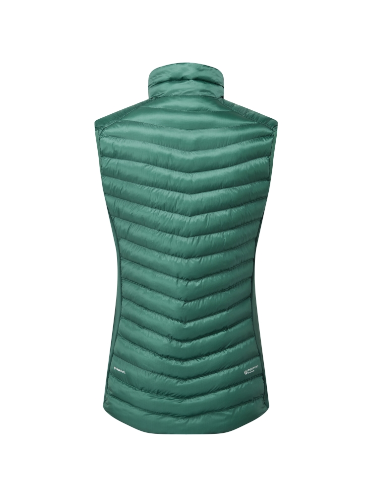 Rab Cirrus Flex Vest Women's Eucalyptus/Green Slate QIP-36-EGS jassen online bestellen bij Kathmandu Outdoor & Travel