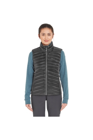 Rab Cirrus Flex Vest Women's Graphene QIP-36-GRH jassen online bestellen bij Kathmandu Outdoor & Travel