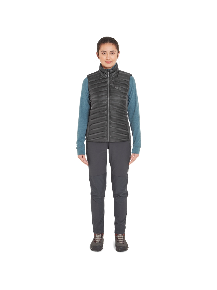 Rab Cirrus Flex Vest Women's Graphene QIP-36-GRH jassen online bestellen bij Kathmandu Outdoor & Travel