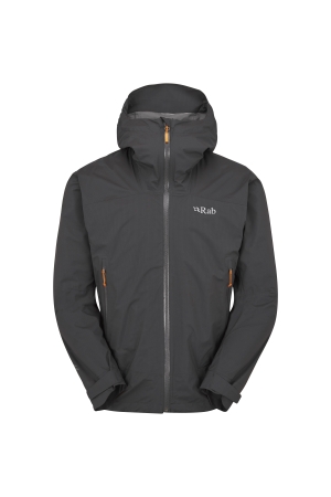 Rab Downpour Light Jacket Anthracite QWG-90-ANT jassen online bestellen bij Kathmandu Outdoor & Travel