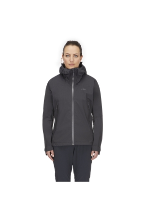 Rab Downpour Light Jacket Women's Anthracite QWG-91-ANT jassen online bestellen bij Kathmandu Outdoor & Travel