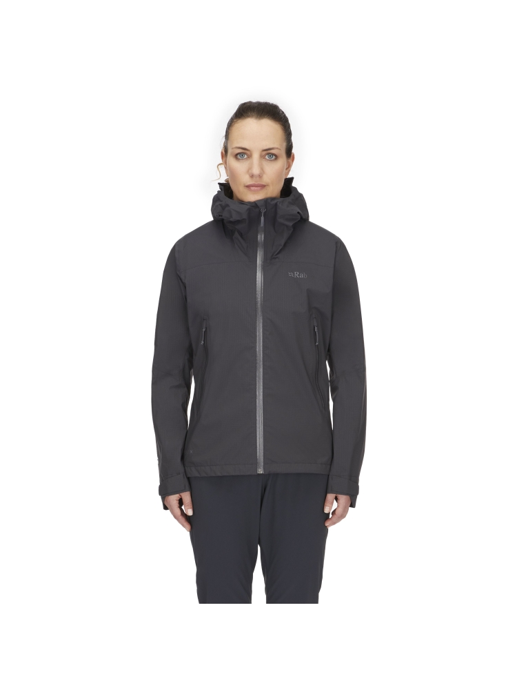 Rab Downpour Light Jacket Women's Anthracite QWG-91-ANT jassen online bestellen bij Kathmandu Outdoor & Travel