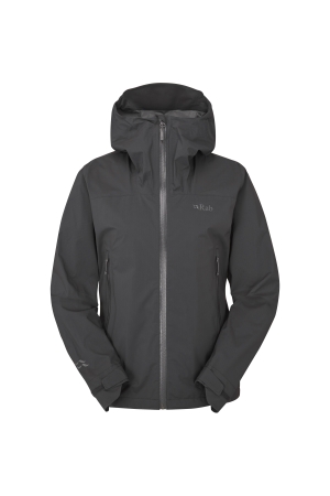 Rab Downpour Light Jacket Women's Anthracite QWG-91-ANT jassen online bestellen bij Kathmandu Outdoor & Travel