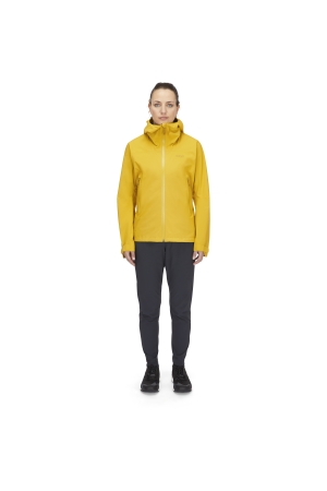 Rab Downpour Light Jacket Women's Sahara QWG-91-SAH jassen online bestellen bij Kathmandu Outdoor & Travel