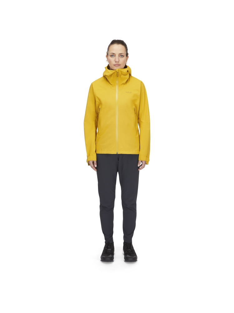 Rab Downpour Light Jacket Women's Sahara QWG-91-SAH jassen online bestellen bij Kathmandu Outdoor & Travel