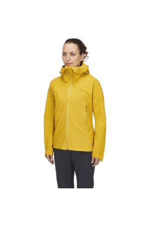 Rab Downpour Light Jacket Women's Sahara QWG-91-SAH jassen online bestellen bij Kathmandu Outdoor & Travel