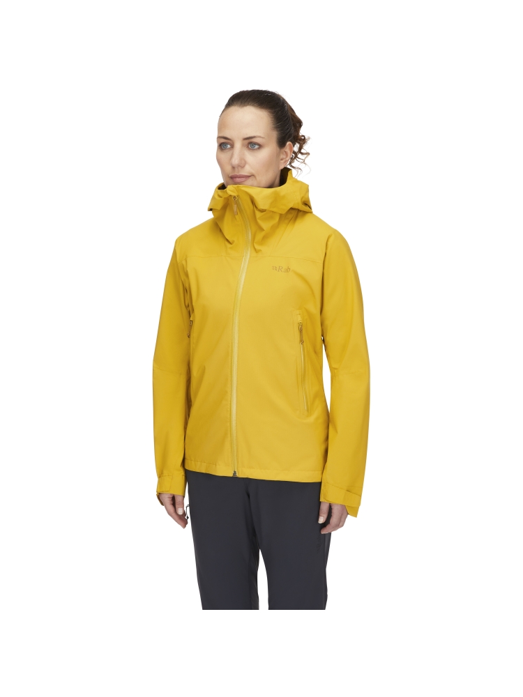 Rab Downpour Light Jacket Women's Sahara QWG-91-SAH jassen online bestellen bij Kathmandu Outdoor & Travel