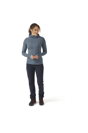 Rab Nexus Hoody Women's Orion Blue QFF-71-ORB fleeces en truien online bestellen bij Kathmandu Outdoor & Travel