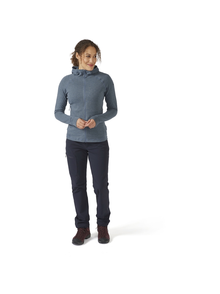 Rab Nexus Hoody Women's Orion Blue QFF-71-ORB fleeces en truien online bestellen bij Kathmandu Outdoor & Travel