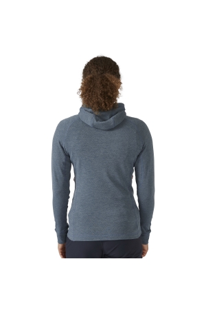 Rab Nexus Hoody Women's Orion Blue QFF-71-ORB fleeces en truien online bestellen bij Kathmandu Outdoor & Travel