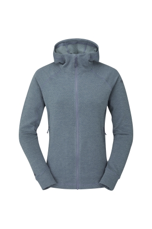 Rab Nexus Hoody Women's Orion Blue QFF-71-ORB fleeces en truien online bestellen bij Kathmandu Outdoor & Travel