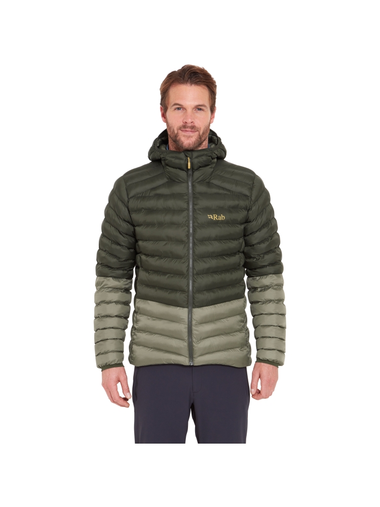 Rab Cirrus Alpine Army/Light Khaki QIP-25-ALK jassen online bestellen bij Kathmandu Outdoor & Travel