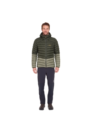 Rab Cirrus Alpine Army/Light Khaki QIP-25-ALK jassen online bestellen bij Kathmandu Outdoor & Travel