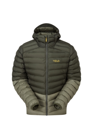 Rab Cirrus Alpine Army/Light Khaki QIP-25-ALK jassen online bestellen bij Kathmandu Outdoor & Travel