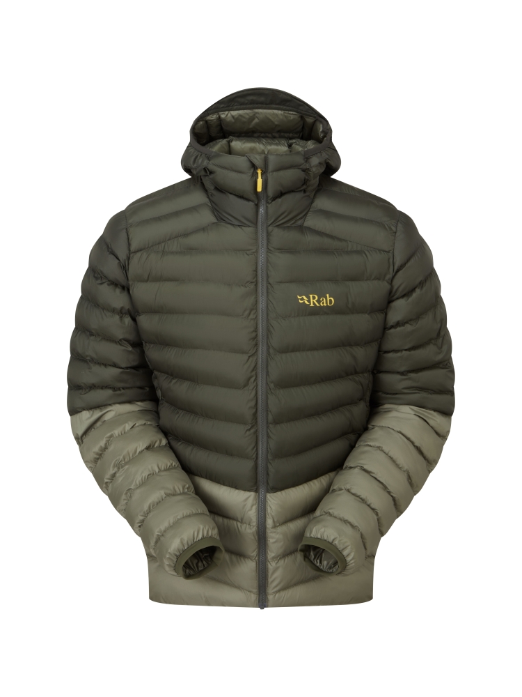 Rab Cirrus Alpine Army/Light Khaki QIP-25-ALK jassen online bestellen bij Kathmandu Outdoor & Travel