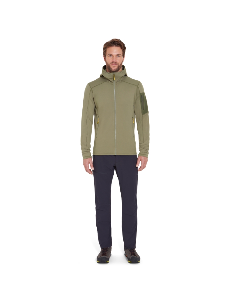 Rab Modulus Hoody Light Khaki QFG-15-LKH fleeces en truien online bestellen bij Kathmandu Outdoor & Travel