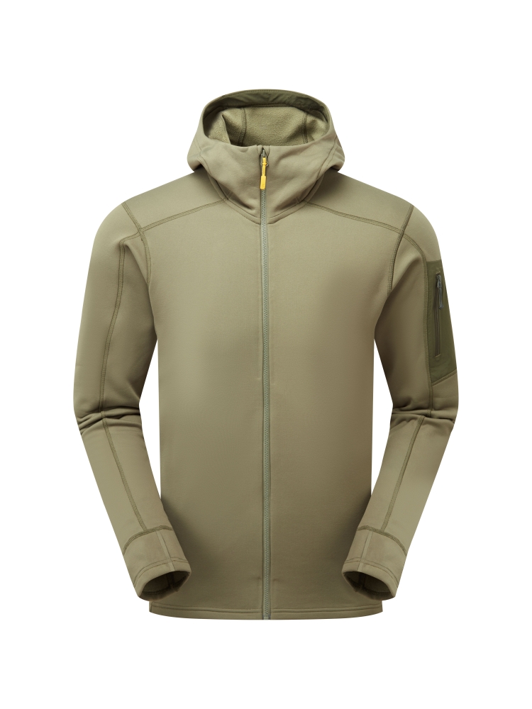 Rab Modulus Hoody Light Khaki QFG-15-LKH fleeces en truien online bestellen bij Kathmandu Outdoor & Travel