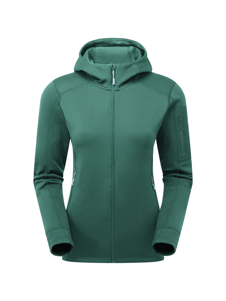 Rab Modulus Hoody Women's Eucalyptus QFG-16-EUC fleeces en truien online bestellen bij Kathmandu Outdoor & Travel