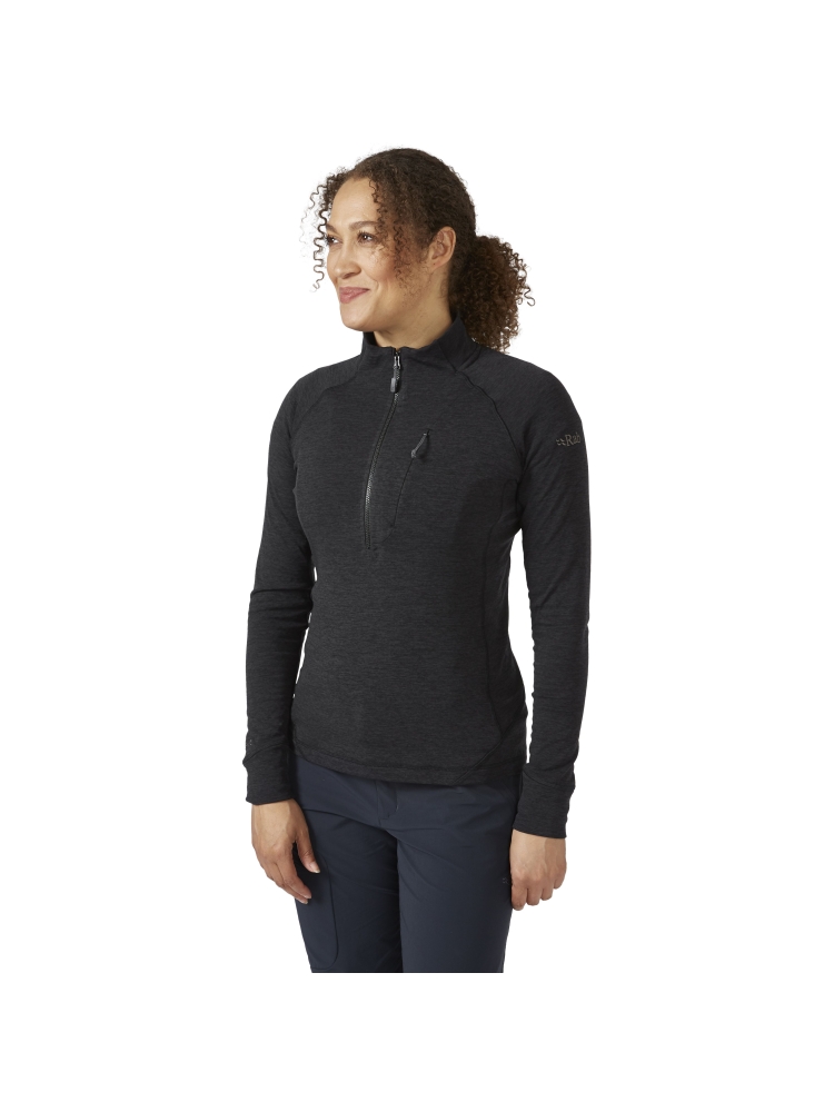 Rab Nexus Pull On Women's Black QFF-75-BLK fleeces en truien online bestellen bij Kathmandu Outdoor & Travel