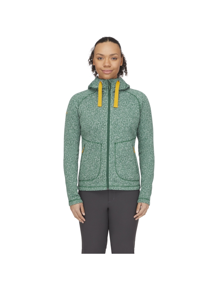 Rab Amy Hoody Women's Green Slate QFF-31-GNS fleeces en truien online bestellen bij Kathmandu Outdoor & Travel