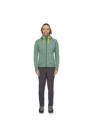 Rab Amy Hoody Women's Green Slate QFF-31-GNS fleeces en truien online bestellen bij Kathmandu Outdoor & Travel