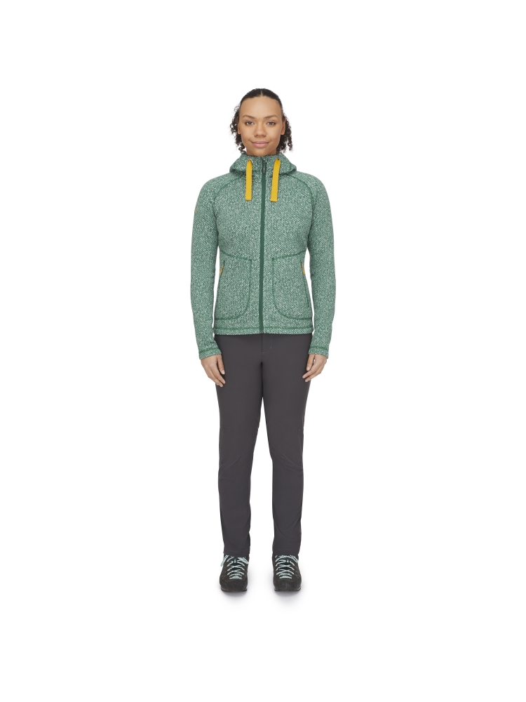 Rab Amy Hoody Women's Green Slate QFF-31-GNS fleeces en truien online bestellen bij Kathmandu Outdoor & Travel