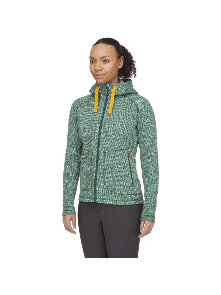 Rab Amy Hoody Women's Green Slate QFF-31-GNS fleeces en truien online bestellen bij Kathmandu Outdoor & Travel