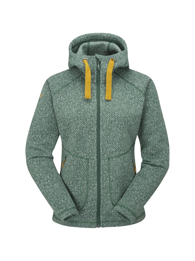 Rab Amy Hoody Women's Green Slate QFF-31-GNS fleeces en truien online bestellen bij Kathmandu Outdoor & Travel