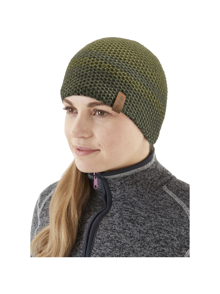 Rab Mojette Beanie Aspen Green QAB-10-ASG kleding accessoires online bestellen bij Kathmandu Outdoor & Travel