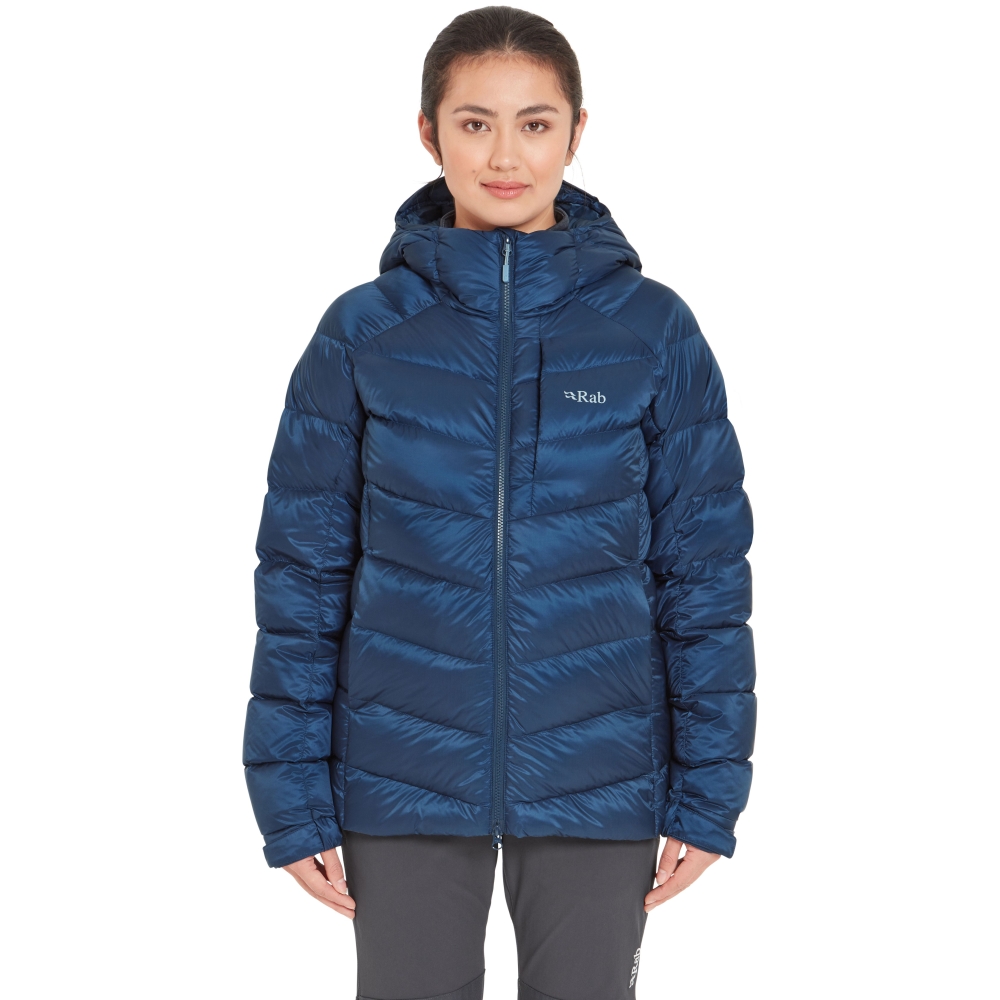 Rab Rab Glaceon Pro Jacket Women's QDE-69-TMB jassen Rab Glaceon Pro Jacket Women's Tempest Blue QDE-69-TMB jassen online bestellen bij Kathmandu Outdoor & Travel