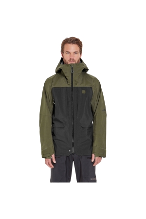 Rab Khroma Converge Jacket Army/Black QFG-27-ABK jassen online bestellen bij Kathmandu Outdoor & Travel