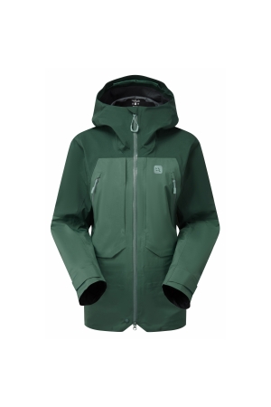 Rab Khroma Converge Jacket Women's Green Slate/Eucalyptus QFG-28-GSE jassen online bestellen bij Kathmandu Outdoor & Travel