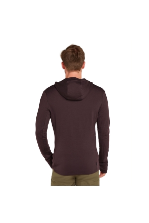 Icebreaker Mer 260 Quantum IV LS Zip Hoodie Bittersweet IBBA56W2-C991 fleeces en truien online bestellen bij Kathmandu Outdoor & Travel